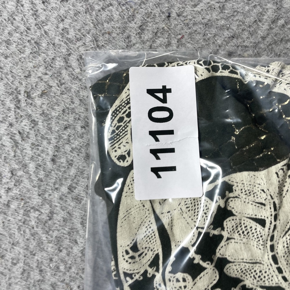 Gaze USA Shirt Womens One Size Green Skull Halloween Dolman 3/4 Sleeve Tee - Picture 10 of 10